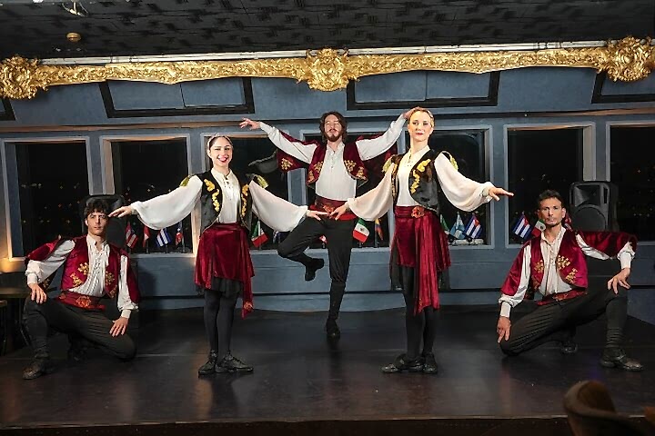 Bosphorus Dinner Cruise (Soft Drinks & Local Alcohols + Dinner + Pick Up and Drop off and Turkish Shows )- Close to Show Table